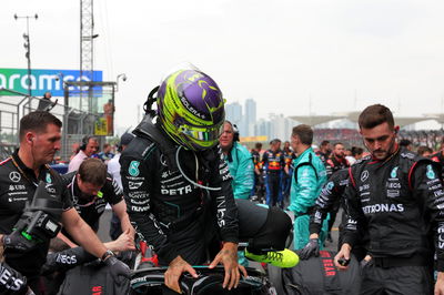 Lewis Hamilton (GBR) Mercedes AMG F1 W15 on the grid. Formula 1 World Championship, Rd 5, Chinese Grand Prix, Shanghai,