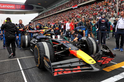 Sergio Perez (MEX) Red Bull Racing RB20 on the grid. Formula 1 World Championship, Rd 5, Chinese Grand Prix, Shanghai,