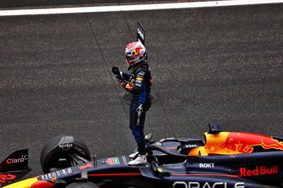 Race winner Max Verstappen (NLD) Red Bull Racing RB20 celebrates in parc ferme. Formula 1 World Championship, Rd 5,