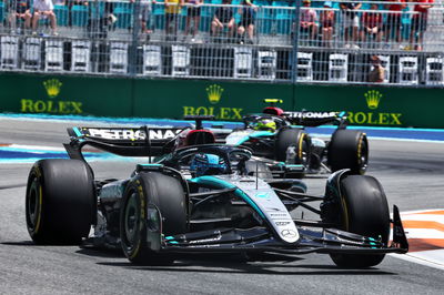 George Russell (GBR) Mercedes AMG F1 W15. Formula 1 World Championship, Rd 6, Miami Grand Prix, Miami, Florida, USA,