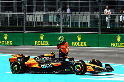 Lando Norris (GBR) McLaren MCL38 retired at the start of Sprint. Formula 1 World Championship, Rd 6, Miami Grand Prix,