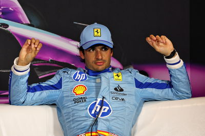 Carlos Sainz Jr (ESP) Ferrari, in the post qualifying FIA Press Conference. Formula 1 World Championship, Rd 6, Miami