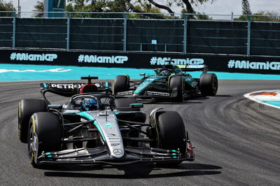 George Russell (GBR) Mercedes AMG F1 W15. Formula 1 World Championship, Rd 6, Miami Grand Prix, Miami, Florida, USA, Race