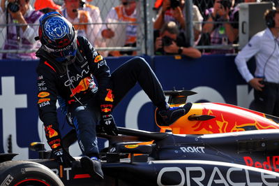 Max Verstappen (NLD) Red Bull Racing RB20 in parc ferme. Formula 1 World Championship, Rd 6, Miami Grand Prix, Miami,