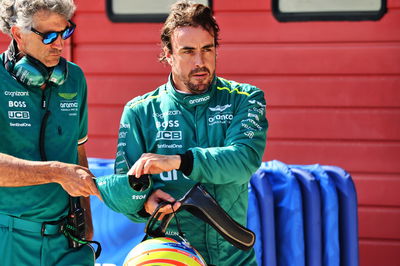 Fernando Alonso (ESP) Aston Martin F1 Team with Edoardo Bendinelli (ITA) Aston Martin F1 Team Personal Trainer. Formula 1