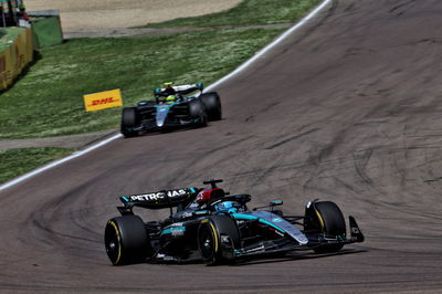 George Russell (GBR) Mercedes AMG F1 W15. Formula 1 World Championship, Rd 7, Emilia Romagna Grand Prix, Imola, Italy,