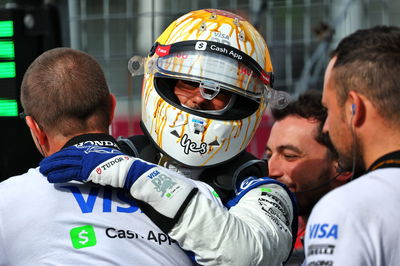 Daniel Ricciardo (AUS) RB celebrates in qualifying parc ferme. Formula 1 World Championship, Rd 9, Canadian Grand Prix,