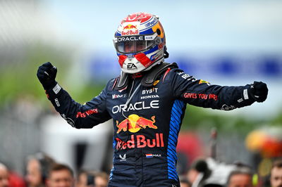 Race winner Max Verstappen (NLD) Red Bull Racing celebrates in parc ferme. Formula 1 World Championship, Rd 9, Canadian