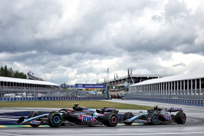 Esteban Ocon (FRA) Alpine F1 Team A524 leads team mate Pierre Gasly (FRA) Alpine F1 Team A524. Formula 1 World