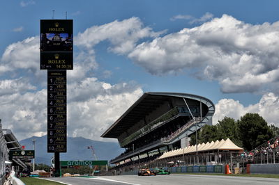 Lando Norris (GBR) McLaren MCL38. Formula 1 World Championship, Rd 10, Spanish Grand Prix, Barcelona, Spain, Practice