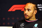 Lewis Hamilton (GBR) Mercedes AMG F1 in the post race FIA Press Conference. Formula 1 World Championship, Rd 10, Spanish