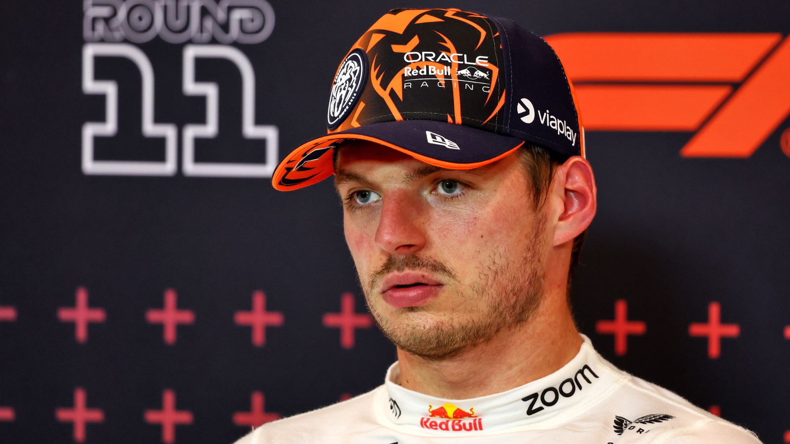Max Verstappen (NLD) Red Bull Racing in the post Sprint FIA Press Conference. Formula 1 World Championship, Rd 11,