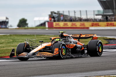 Lando Norris (GBR) McLaren MCL38 with sensor equipment. Formula 1 World Championship, Rd 12, British Grand Prix,