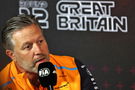 Zak Brown (USA) McLaren Executive Director in the FIA Press Conference. Formula 1 World Championship, Rd 12, British Grand