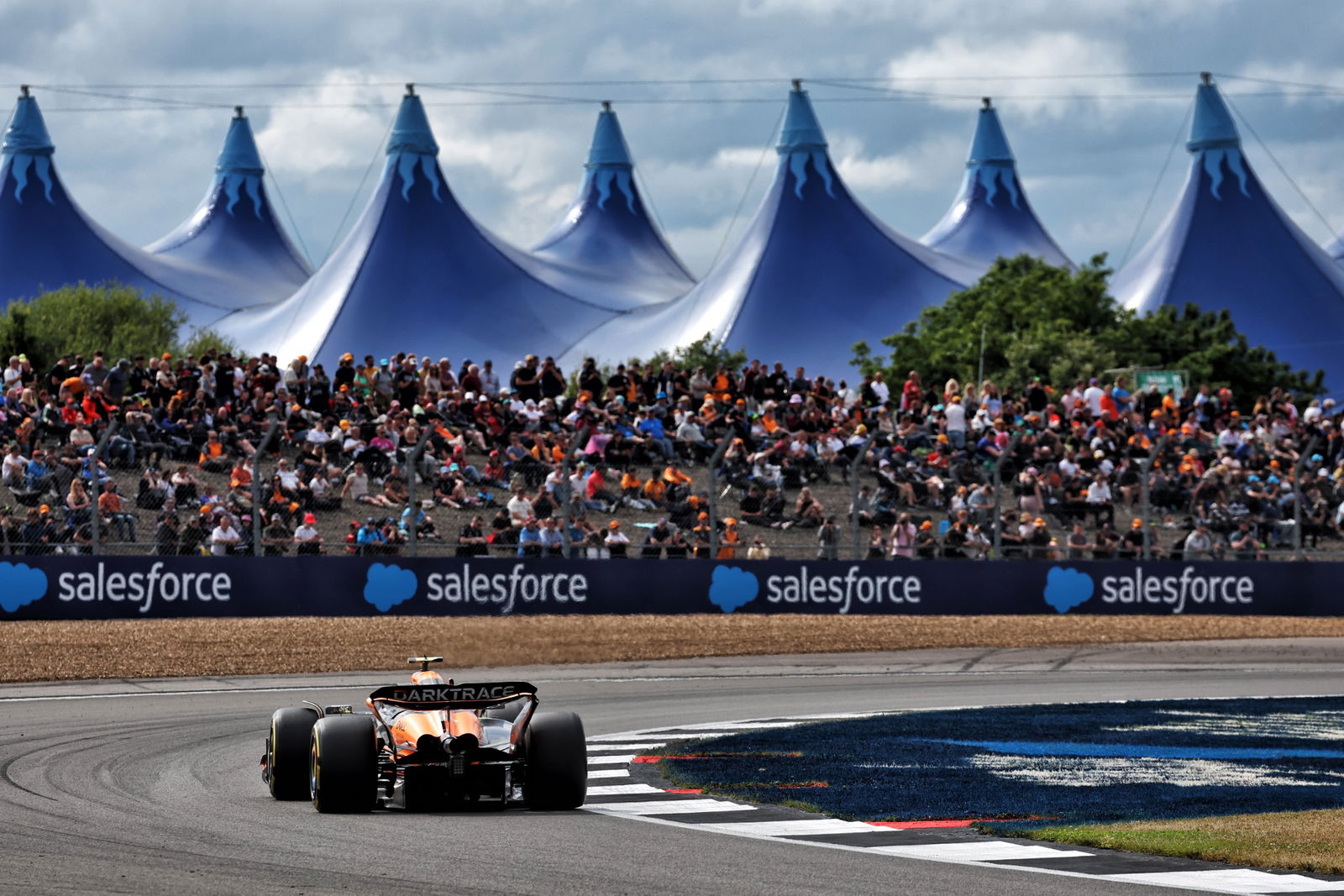 Lando Norris (GBR) McLaren MCL38. Formula 1 World Championship, Rd 12, British Grand Prix, Silverstone, England, Practice