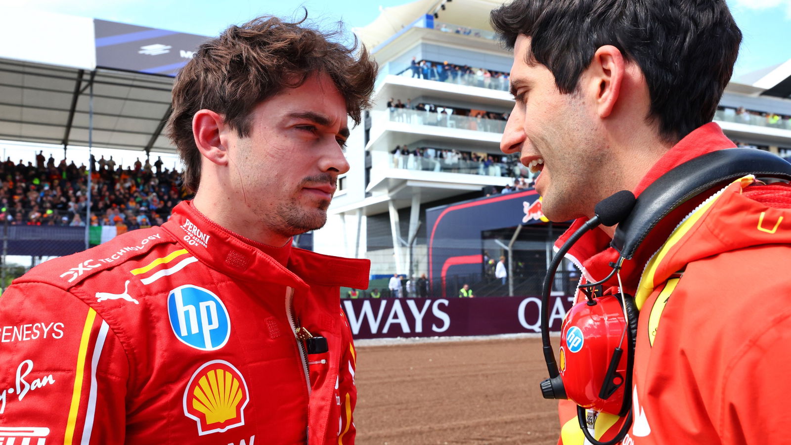 Charles Leclerc (MON) Ferrari on the grid. Formula 1 World Championship, Rd 12, British Grand Prix, Silverstone, England,