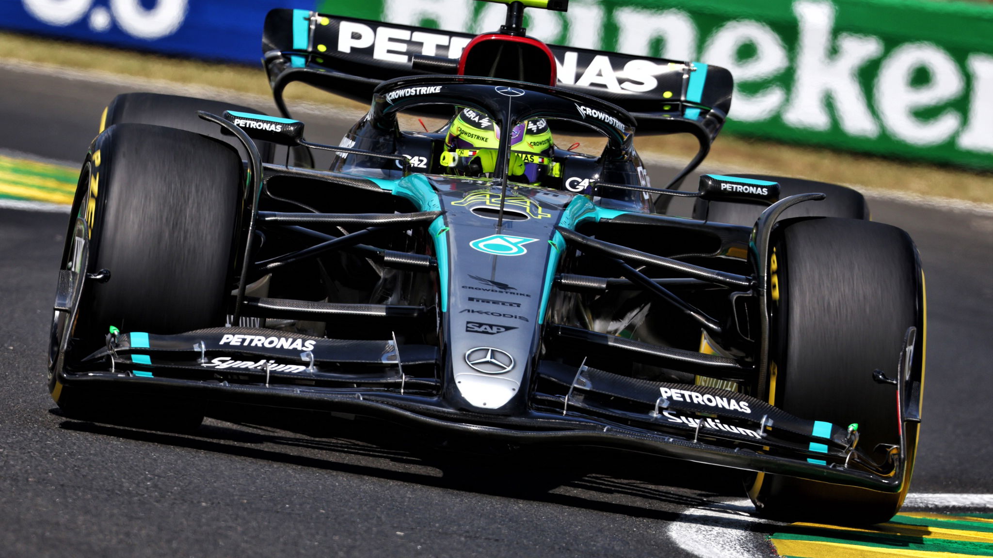 Lewis Hamilton (GBR) Mercedes AMG F1 W15. Formula 1 World Championship, Rd 13, Hungarian Grand Prix, Budapest, Hungary,
