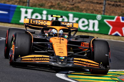 Lando Norris (GBR) McLaren MCL38. Formula 1 World Championship, Rd 13, Hungarian Grand Prix, Budapest, Hungary, Practice