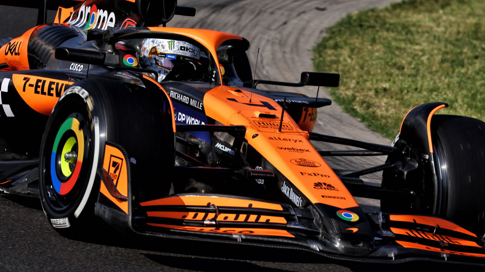 Lando Norris (GBR) McLaren MCL38. Formula 1 World Championship, Rd 13, Hungarian Grand Prix, Budapest, Hungary, Practice