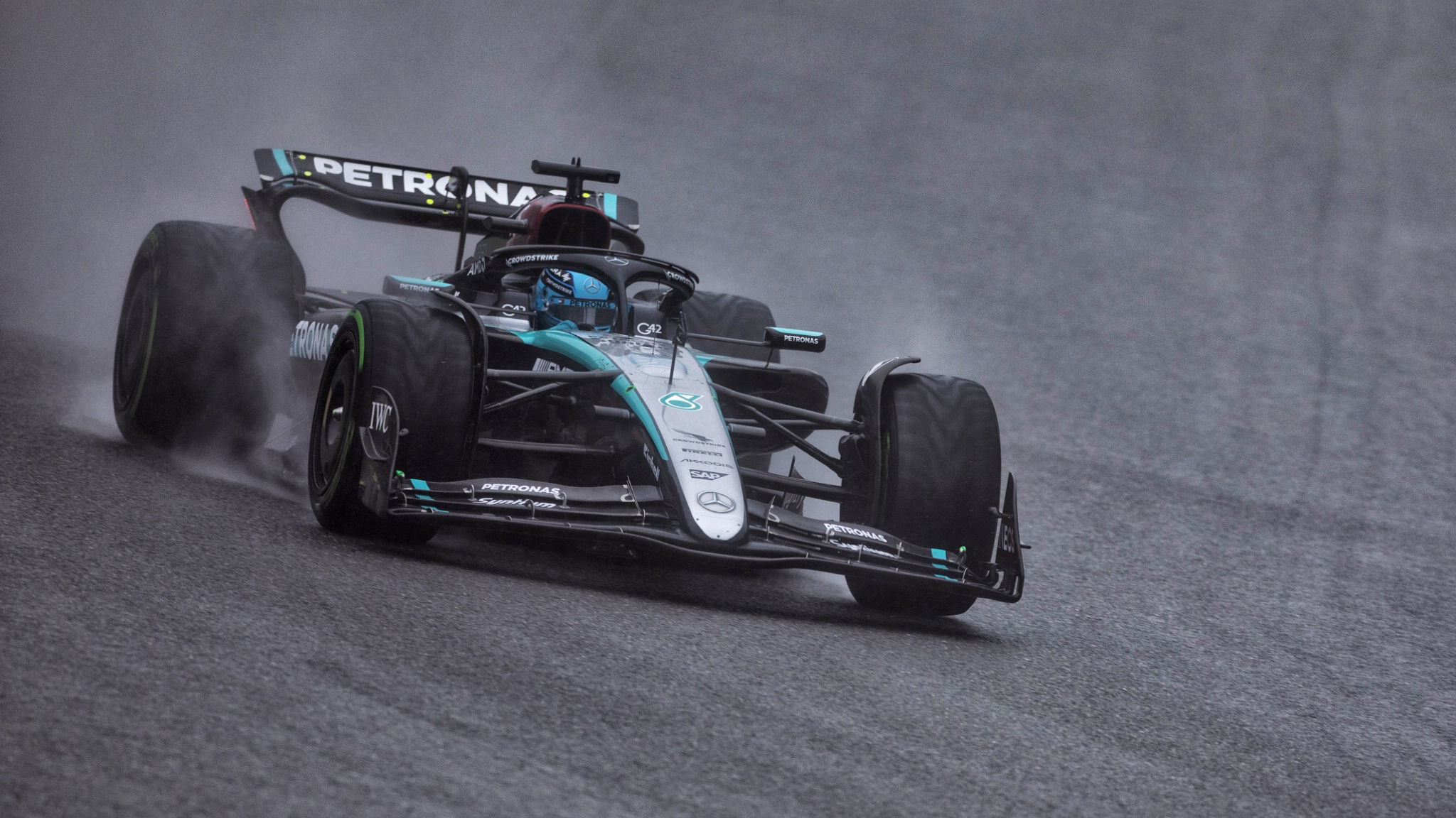 George Russell (GBR) Mercedes AMG F1 W15. Formula 1 World Championship, Rd 14, Belgian Grand Prix, Spa Francorchamps,