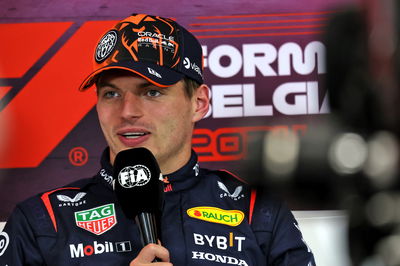 Max Verstappen (NLD) Red Bull Racing in the post qualifying FIA Press Conference. Formula 1 World Championship, Rd 14,