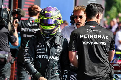 Lewis Hamilton (GBR) Mercedes AMG F1 in parc ferme. Formula 1 World Championship, Rd 14, Belgian Grand Prix, Spa