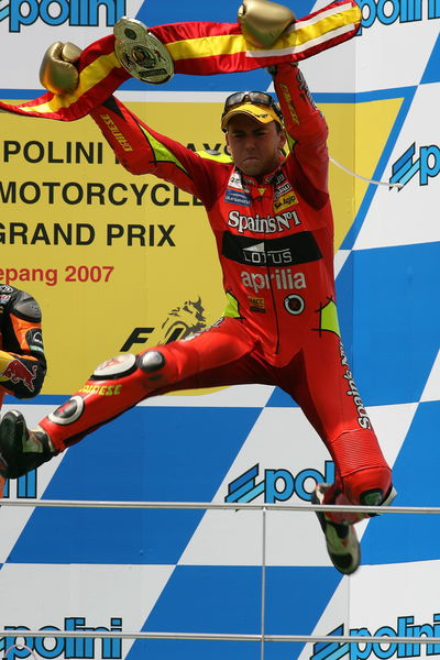 Jorge Lorenzo (ESP) ), Fortuna Aprilia, Aprilia, 1, 2007 250 Grand Prix World