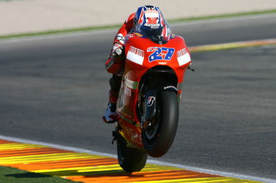 Stoner, Valencia MotoGP Race