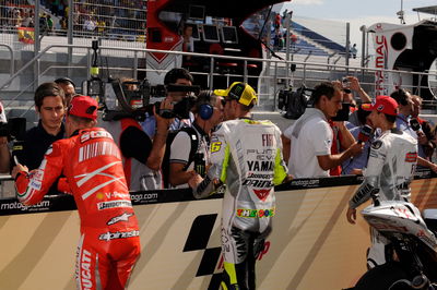 Stoner, Rossi and Lorenzo, Portuguese MotoGP