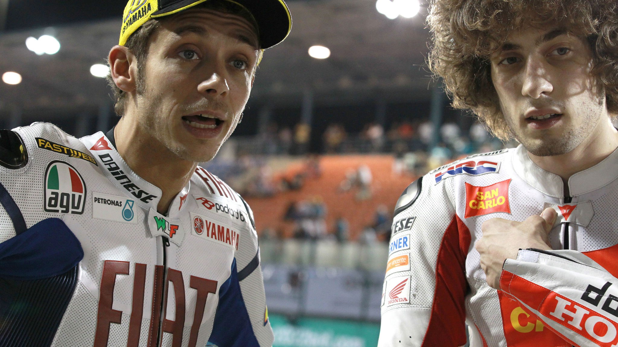 Rossi, Simoncelli, QatarMotoGP