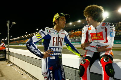 Rossi, Simoncelli, QatarMotoGP