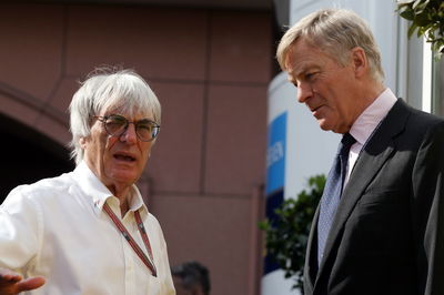 Bernie Ecclestone (GBR) F1 Supremo and Max Mosley (GBR) FIA President Monaco Grand Prix, Formula One, Sunday , 22/05/05,