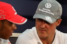 Lewis Hamilton and Michael Schumacher