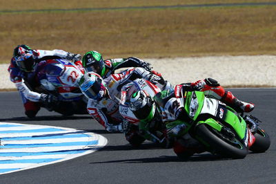 Salom, Race 2, Australian WSBK 2014