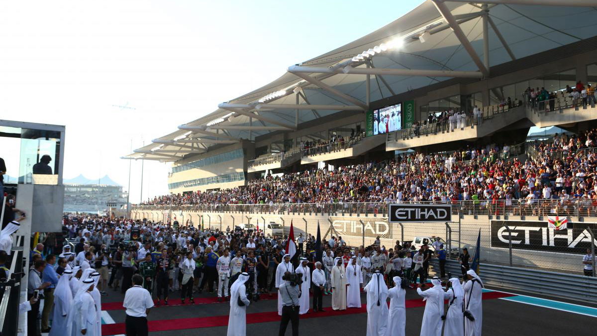Abu Dhabi Grand Prix - Starting grid