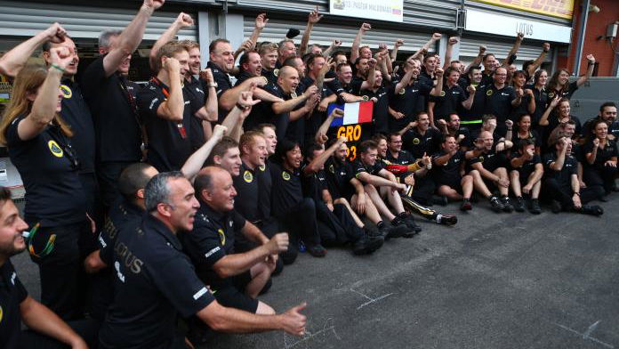 Lotus 'a united team punching above its weight'