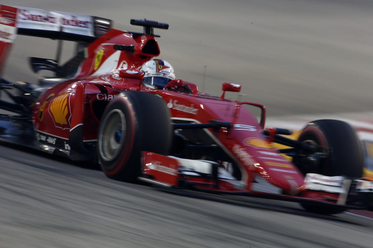 Vettel hails first Ferrari F1 pole since 2012