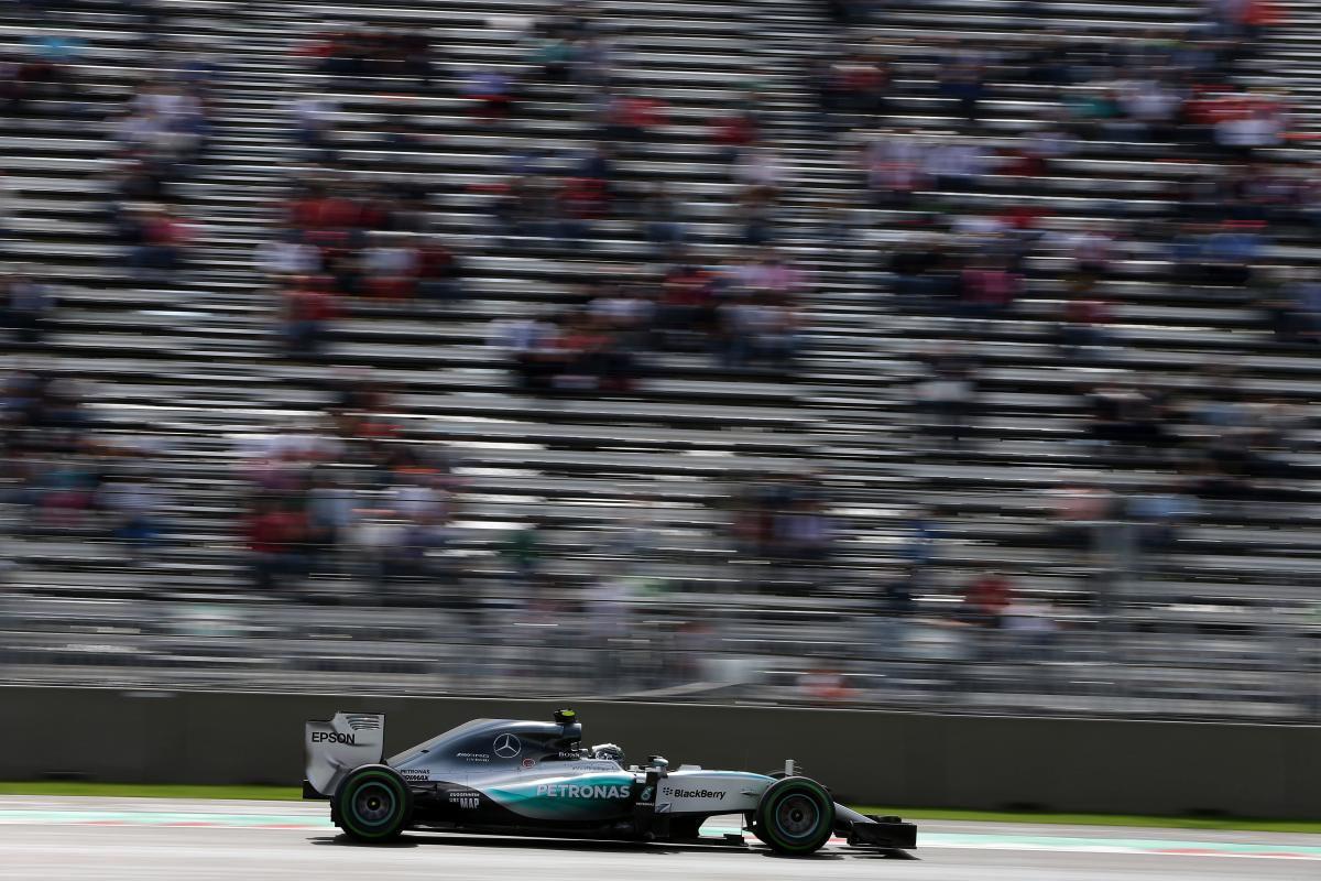 Rosberg fastest in rain-hit Mexican GP FP2
