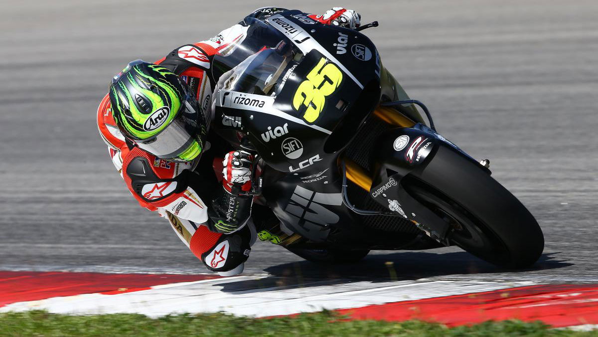 Crutchlow 'at 30 percent' of bike's potential on day one