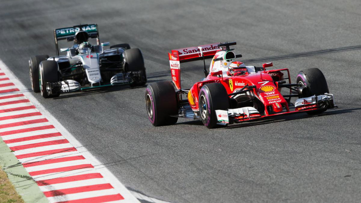 Barcelona - Combined F1 testing results (8 days)