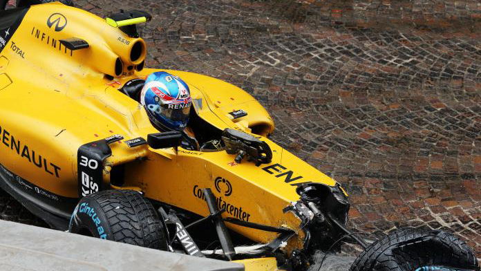 Palmer a passenger in early Monaco exit