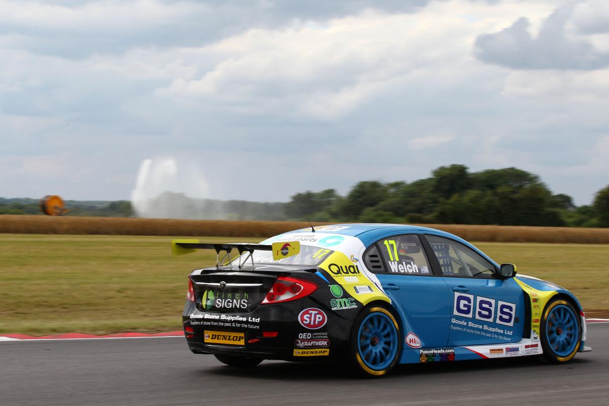 Morgan wins wild red-flag curtailed Thruxton opener