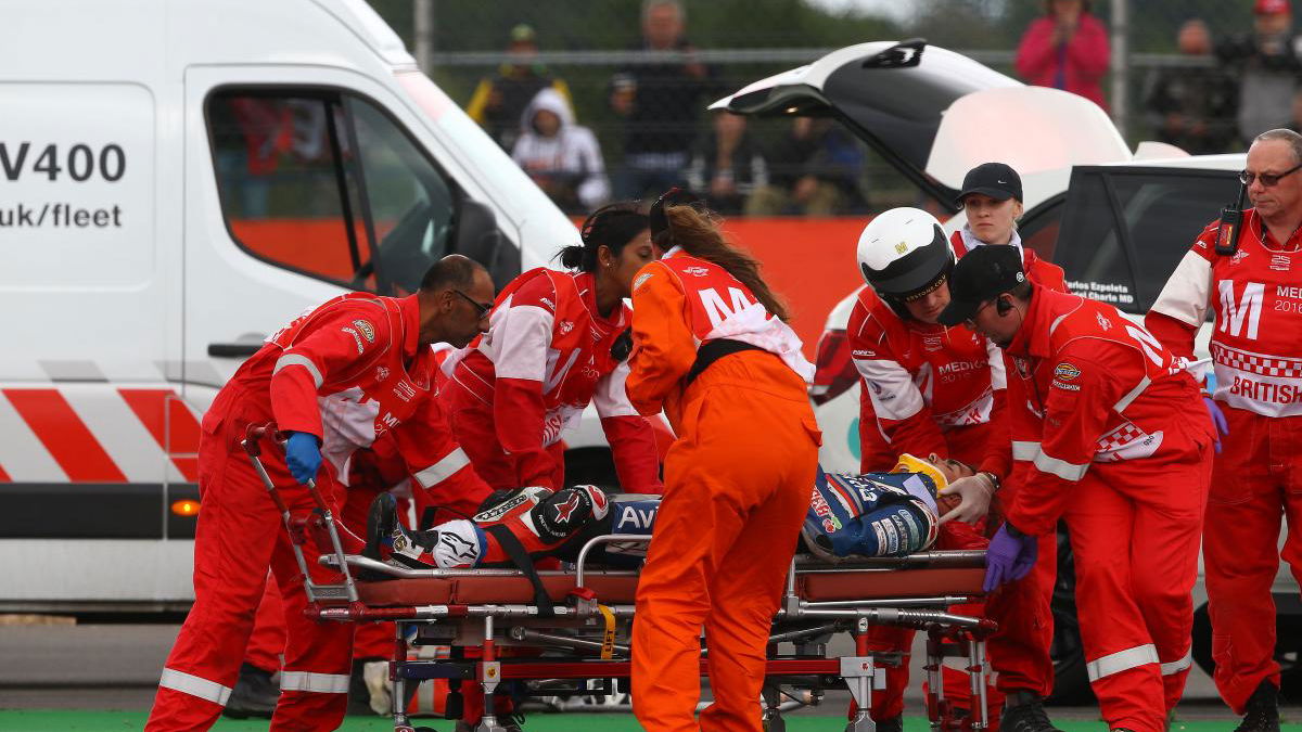 Baz, Espargaro escape serious injury