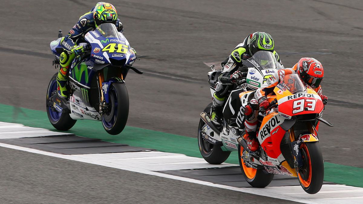 Crutchlow: Marc hit me at 200mph, Vale's fork hit my head!