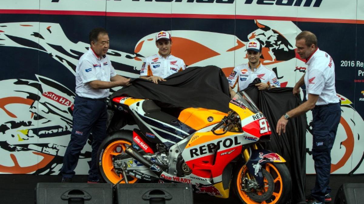 Repsol Honda reveals 2016 MotoGP livery