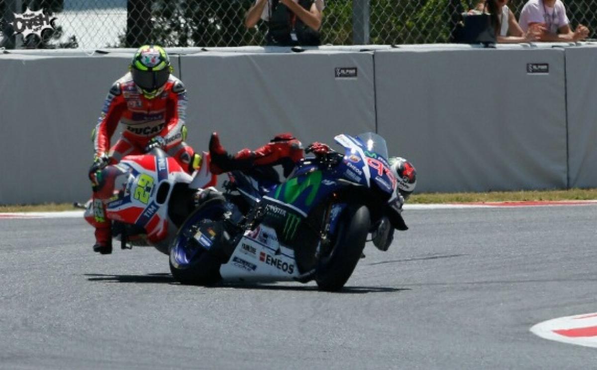 SAG: Braking, bump caused Luis Salom fall