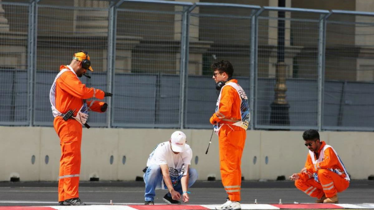 Kerbs caused cuts to '90 per cent of left-rear tyres'