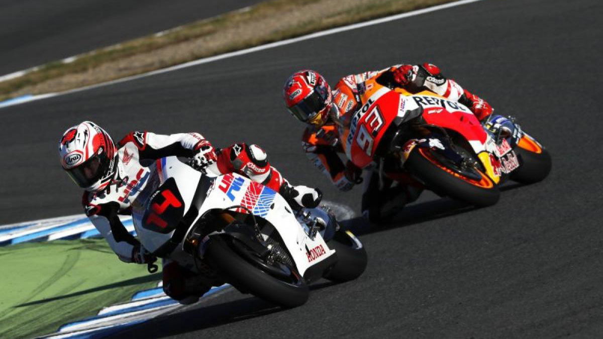 Alonso rides with Marquez at Honda Thanks Day