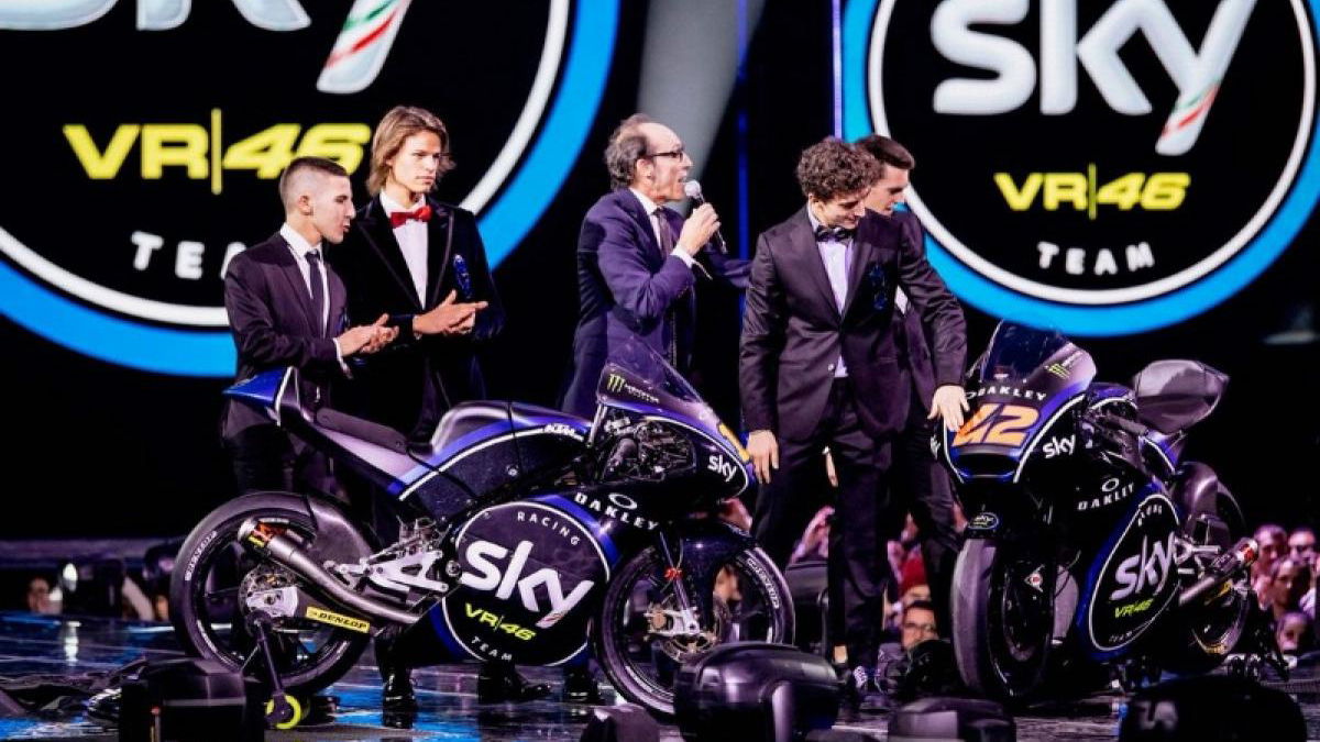 VR46 unveils Moto2, Moto3 colours on X Factor