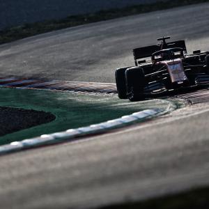 Pengujian Pra-Musim Formula 1 - Hari ke-3 saat itu terjadi